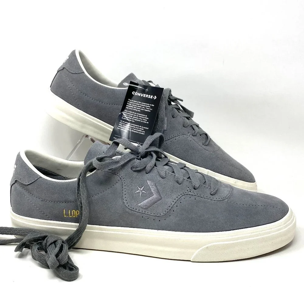 đź’–MEGA SALEđź’–Converse Louie Lopez Pro OX Gray Low Top Shoes Women Suede 169493C - Picture 1 of 11